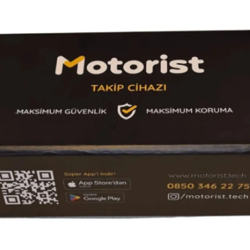 Motorist Akıllı Araç Takip Sistemi – Motosiklet, Araba ve Tekne İçin (2 Yıl Abonelik)